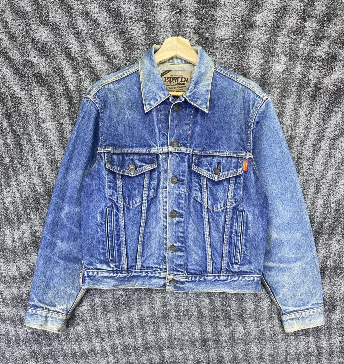 Edwin Vintage Edwin US Classic Truckers Denim Jacket Size US M / EU 48-50 / 2 - 1 Thumbnail