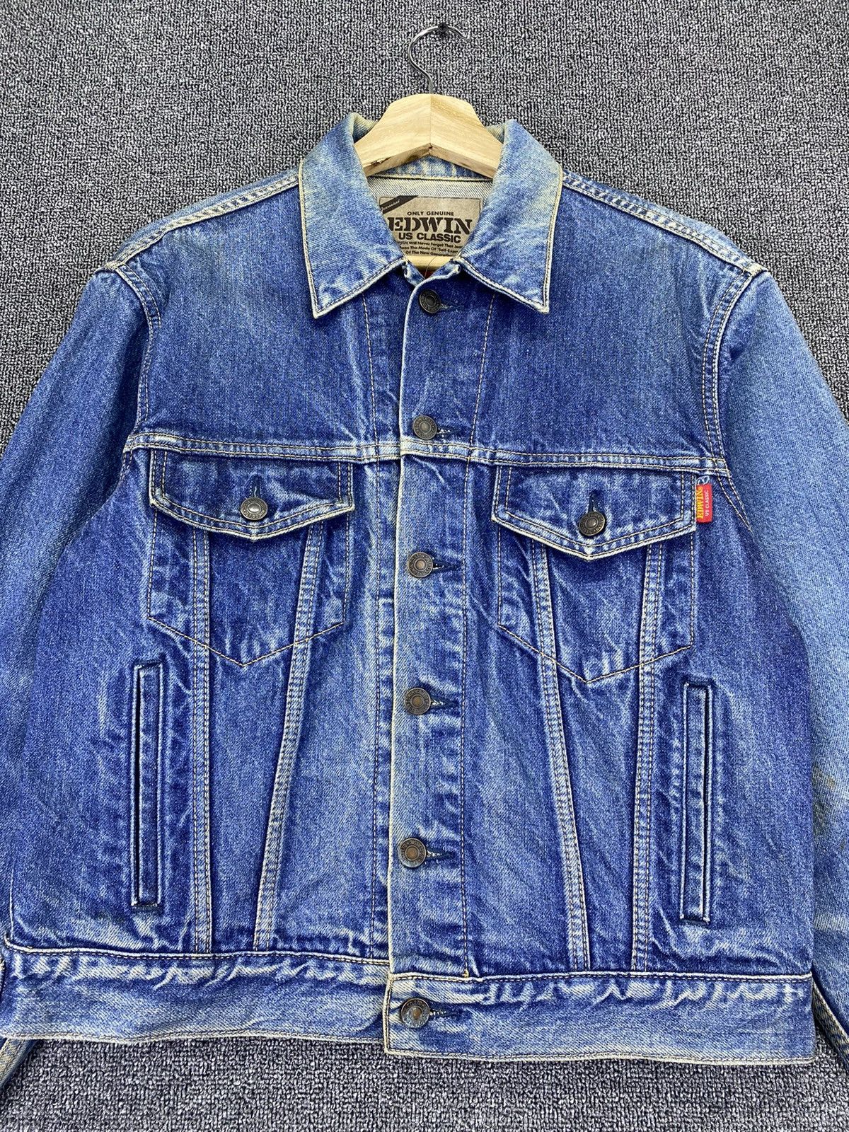 Edwin Vintage Edwin US Classic Truckers Denim Jacket Size US M / EU 48-50 / 2 - 3 Thumbnail