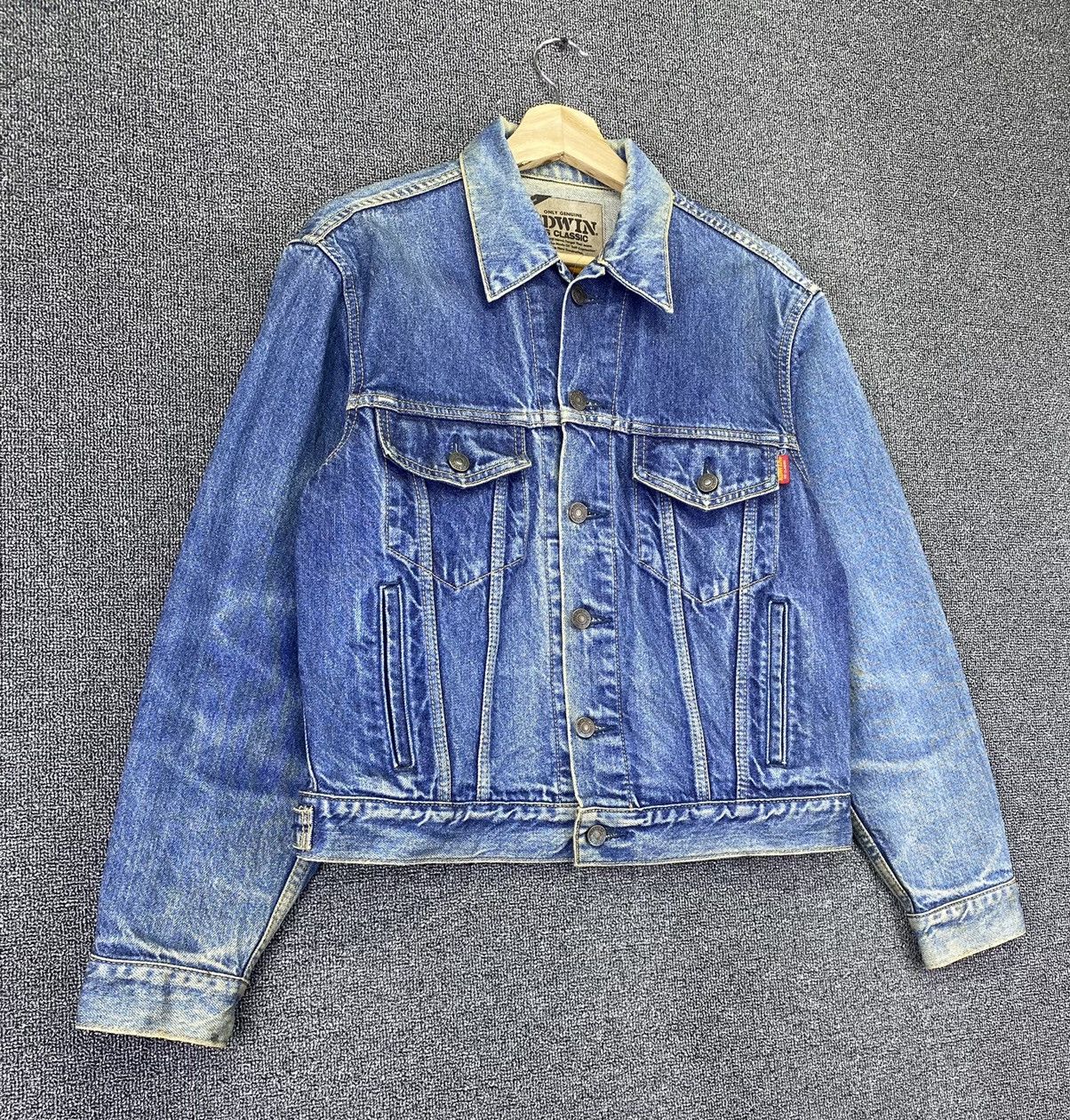 Edwin Vintage Edwin US Classic Truckers Denim Jacket Size US M / EU 48-50 / 2 - 2 Thumbnail