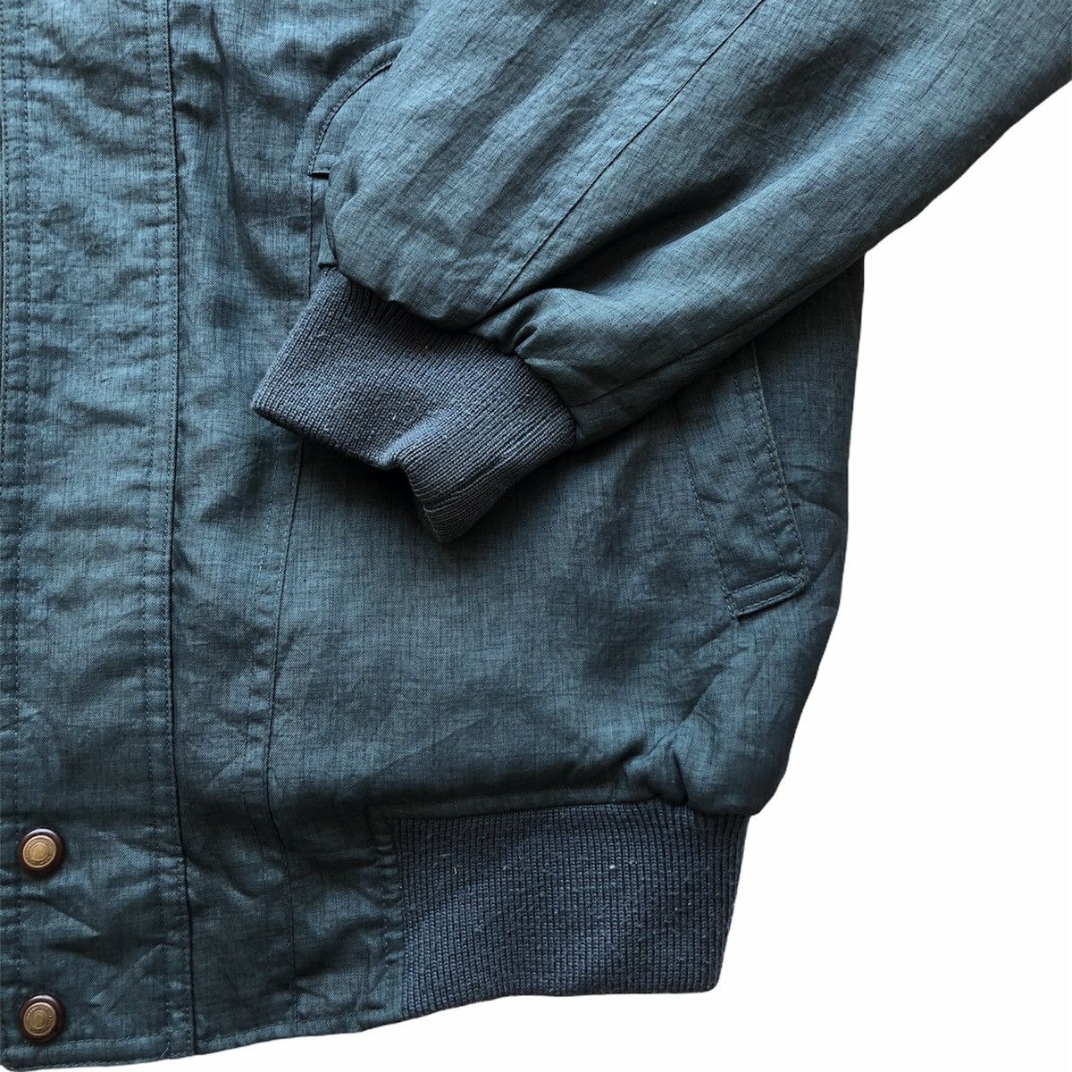 Japanese Brand Vintage 80's Casual Work Zipper Jacket by Plum Field Size US L / EU 52-54 / 3 - 3 Thumbnail