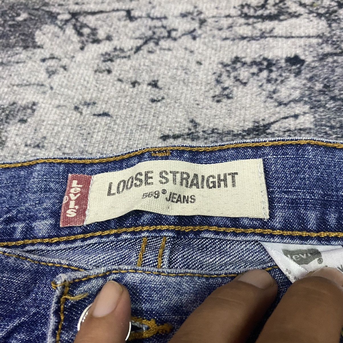 Levi's × Vintage Vintage Levis 569 Loose Stright Baggy Denim Jeans Size US 37 - 6 Thumbnail