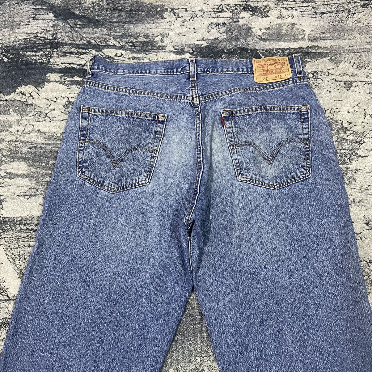 Levi's × Vintage Vintage Levis 569 Loose Stright Baggy Denim Jeans Size US 37 - 9 Thumbnail