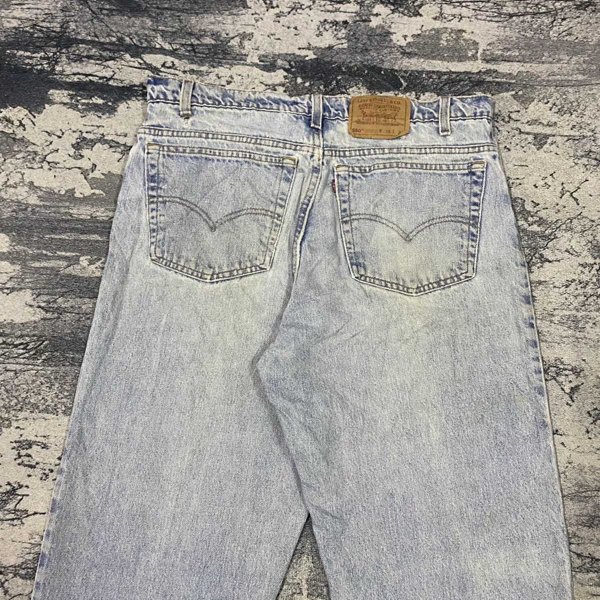 Levi's × Vintage Vintage 90s Levis 550 Light Washed Denim Jeans Size US 37 - 8 Thumbnail