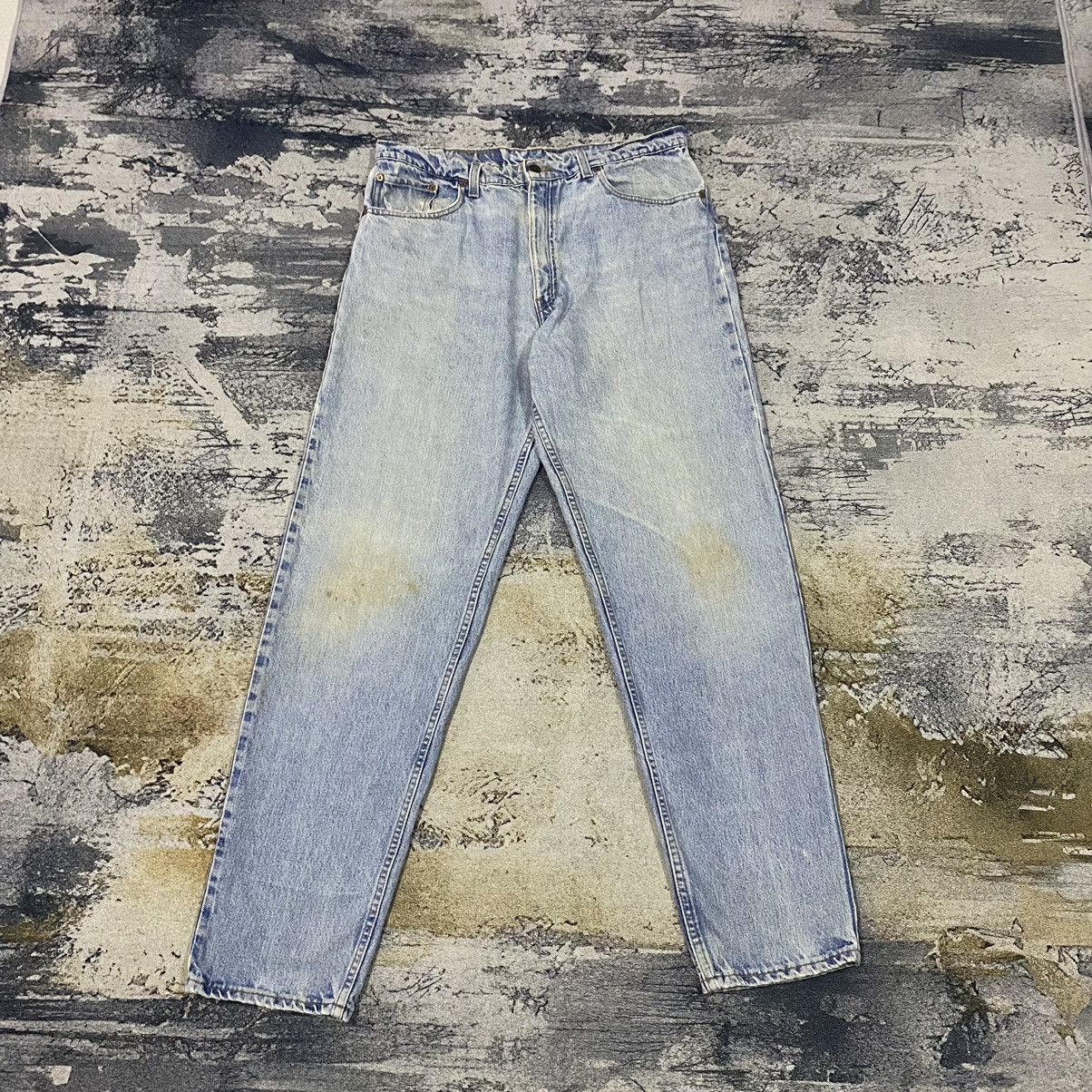 Levi's × Vintage Vintage 90s Levis 550 Light Washed Denim Jeans Size US 37 - 1 Thumbnail