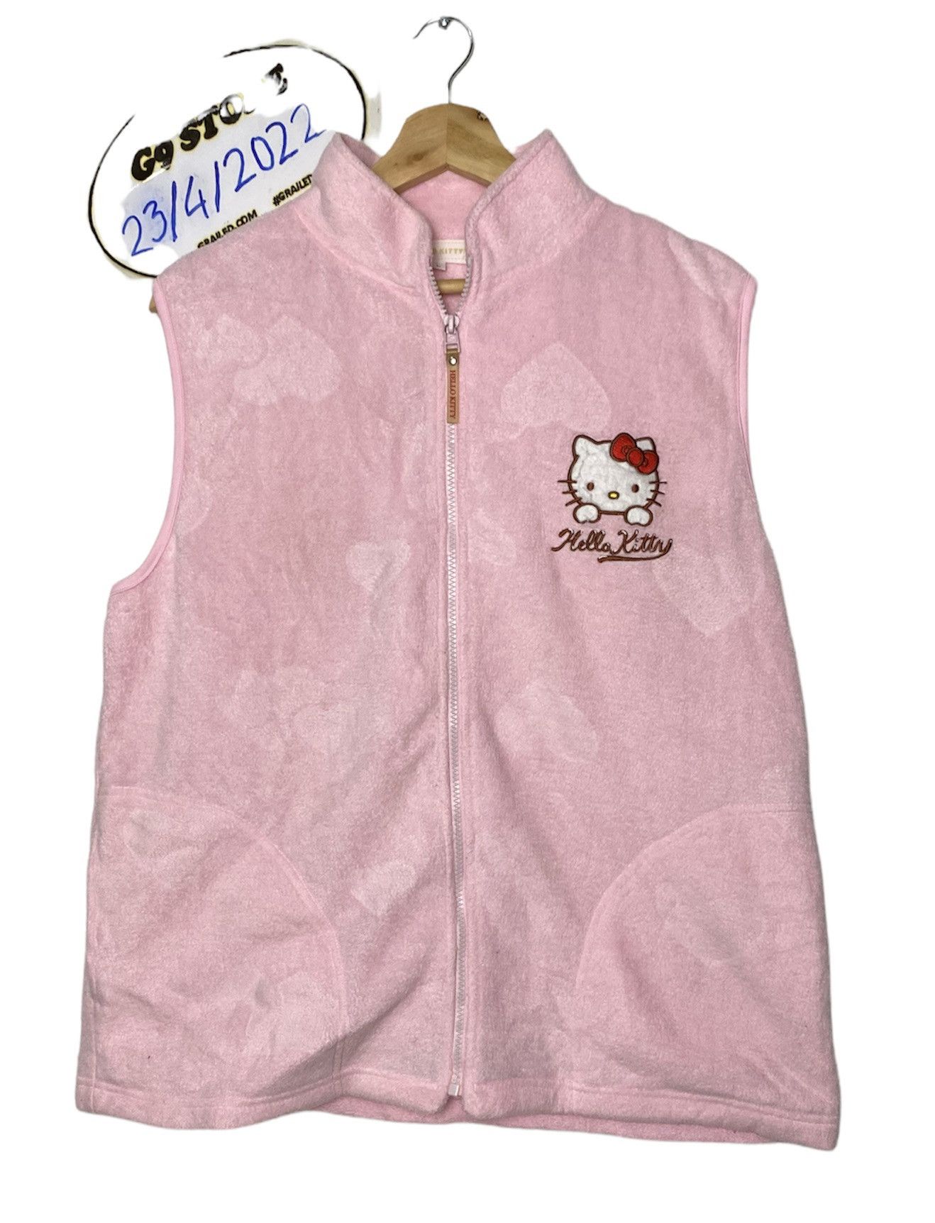 Japanese Brand GONE🔥Vintage Hello Kitty Sanrio Tokyo Japan Fleece Vest Size US L / EU 52-54 / 3 - 1 Thumbnail