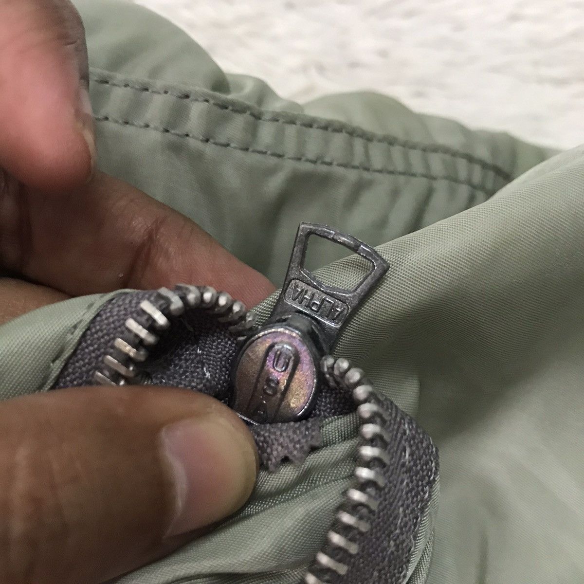 Alpha Industries Vtg Alpha Industries MA-1 Usaf Bomber Jacket Size US L / EU 52-54 / 3 - 18 Thumbnail