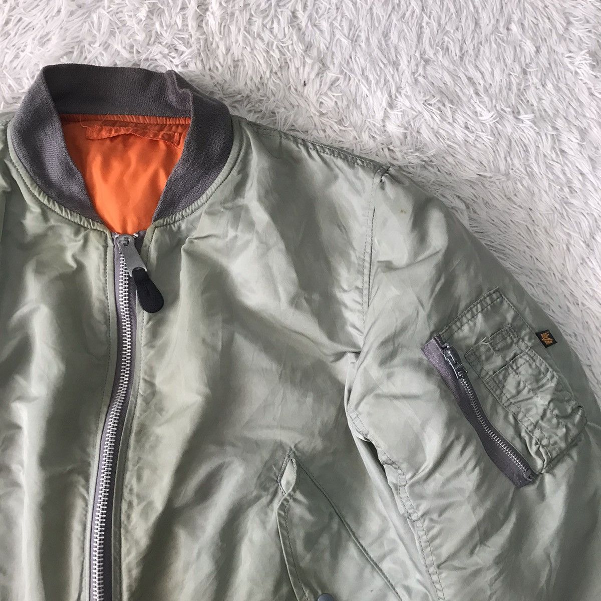 Alpha Industries Vtg Alpha Industries MA-1 Usaf Bomber Jacket Size US L / EU 52-54 / 3 - 5 Thumbnail