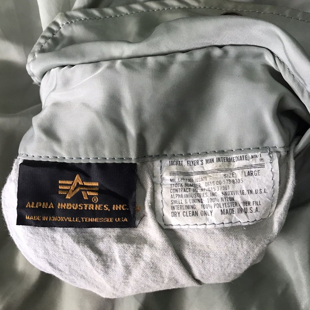 Alpha Industries Vtg Alpha Industries MA-1 Usaf Bomber Jacket Size US L / EU 52-54 / 3 - 22 Thumbnail