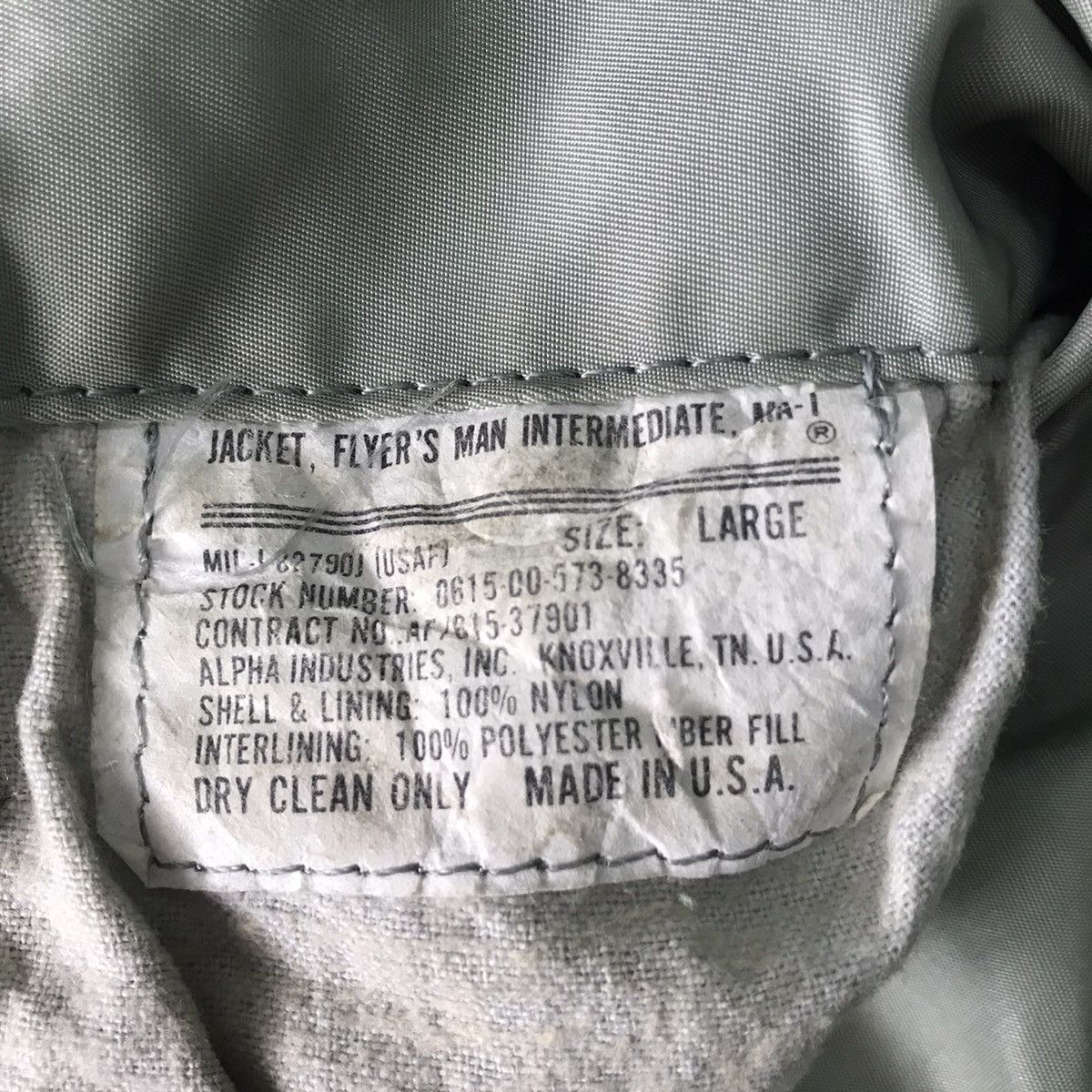 Alpha Industries Vtg Alpha Industries MA-1 Usaf Bomber Jacket Size US L / EU 52-54 / 3 - 23 Thumbnail