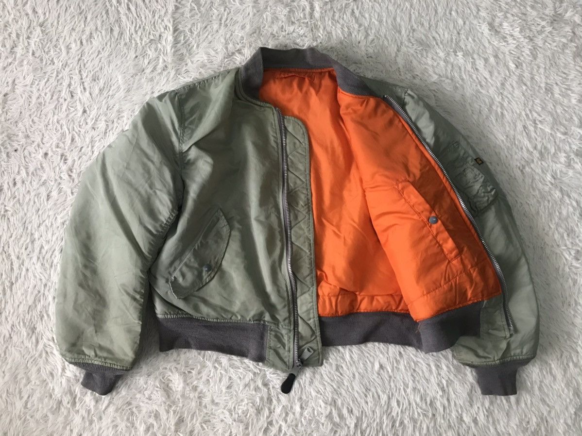 Alpha Industries Vtg Alpha Industries MA-1 Usaf Bomber Jacket Size US L / EU 52-54 / 3 - 15 Thumbnail