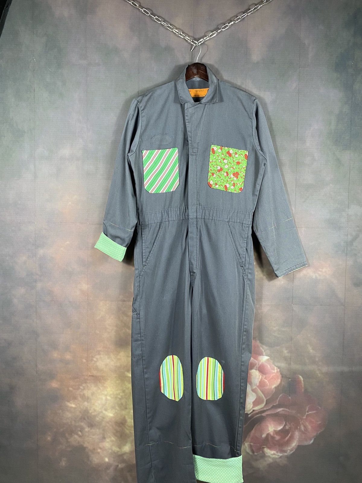 image of Made In USA x Overalls Offer Vintage Native Pocket Coverall Style in Grey, Men's (Size 37)