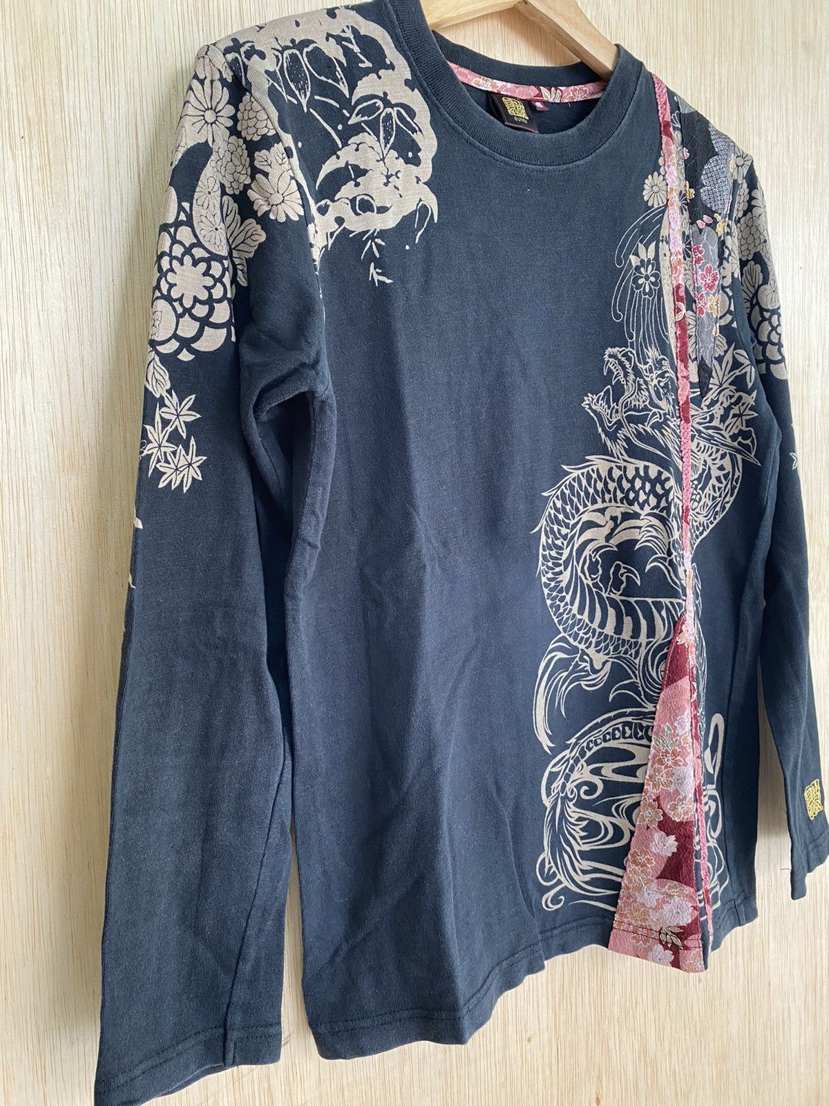 Japanese Brand Vintage Japanese Sukajan Long Sleeve Tshirt Size US XS / EU 42 / 0 - 3 Thumbnail
