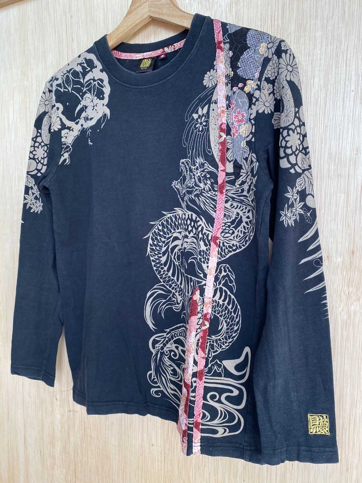 Japanese Brand Vintage Japanese Sukajan Long Sleeve Tshirt Size US XS / EU 42 / 0 - 2 Thumbnail