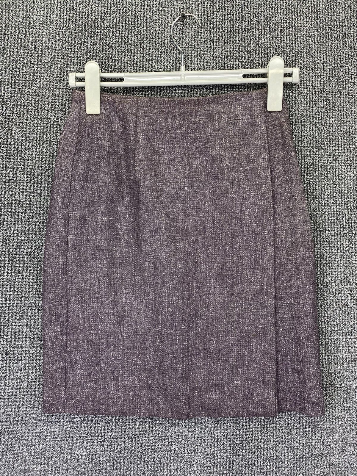 Trussardi Vintage Trussardi Wool Mini Skirts Size 25" / US 0 / IT 36 - 1 Thumbnail