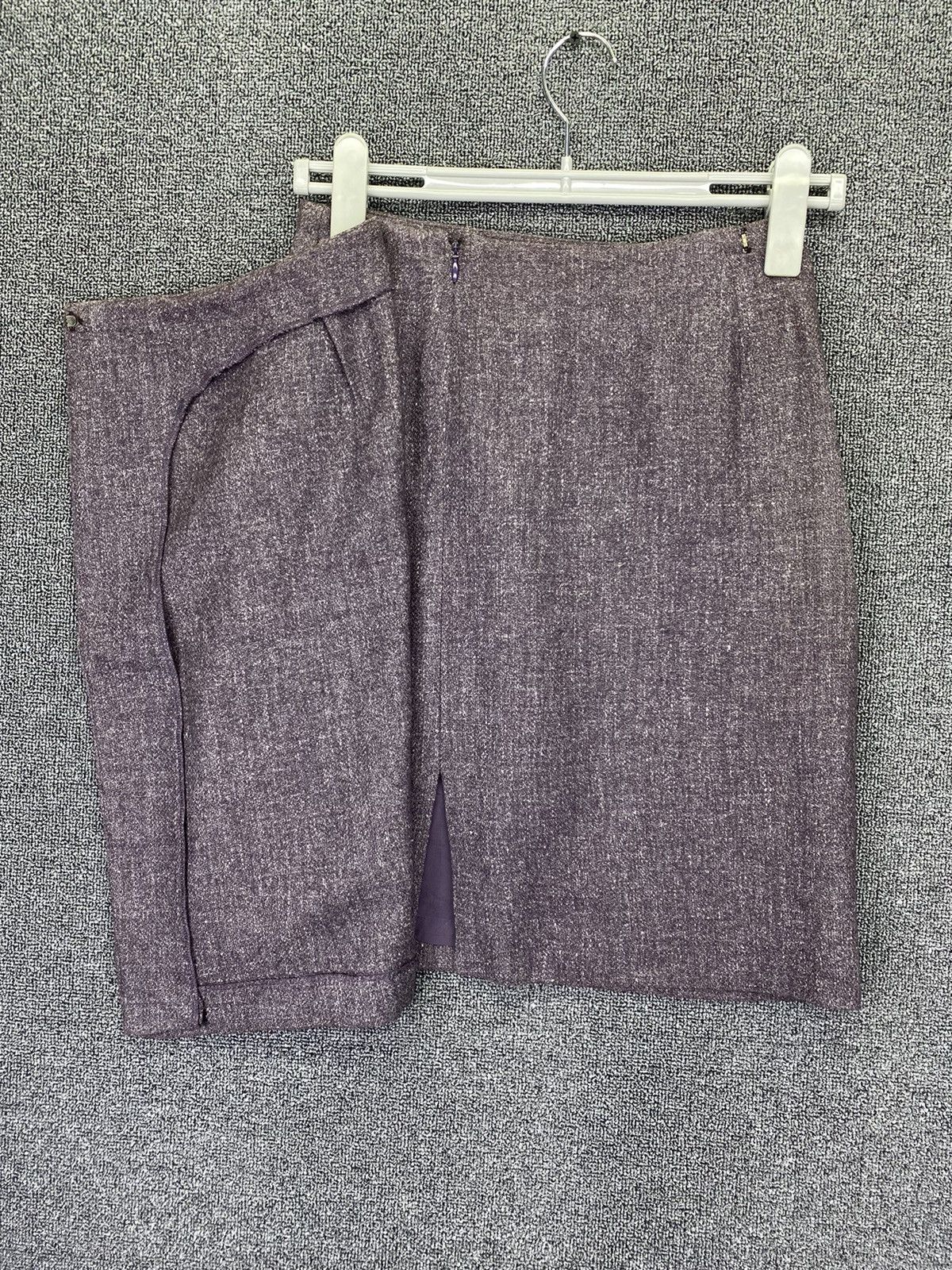 Trussardi Vintage Trussardi Wool Mini Skirts Size 25" / US 0 / IT 36 - 3 Thumbnail