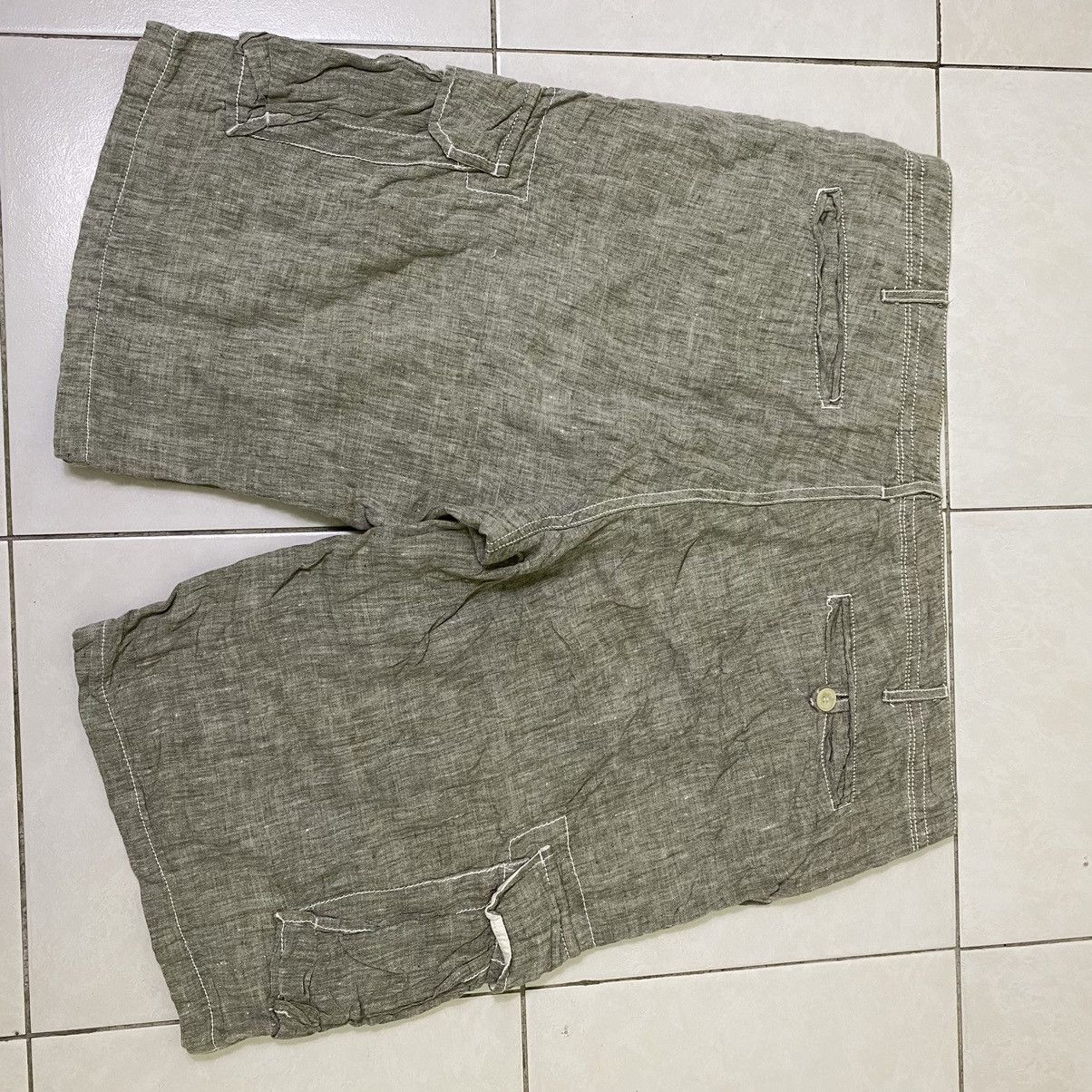 Japanese Brand Vintage Japanese Brand Beams Cargo Short Pants Size US 37 - 5 Thumbnail