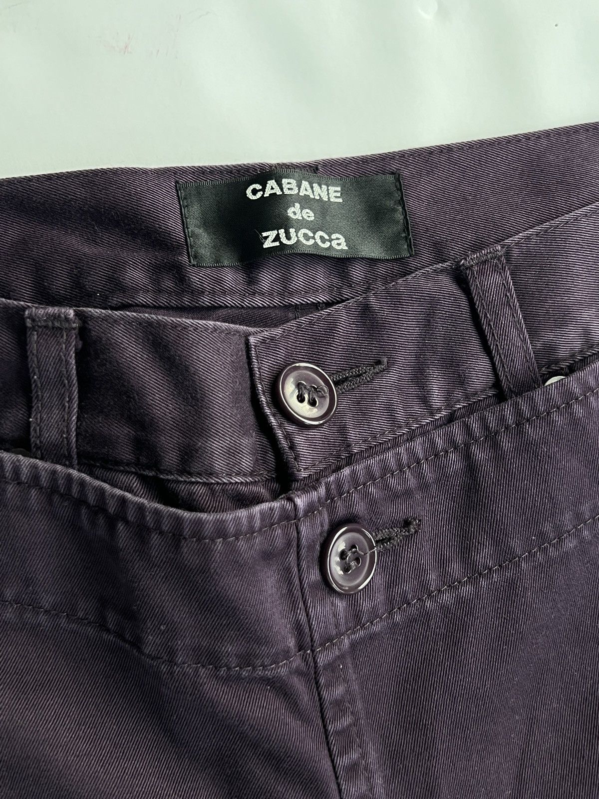 Image of Cabane De Zucca Double Waisted Purple Jeans/pants, Men's (Size 30)