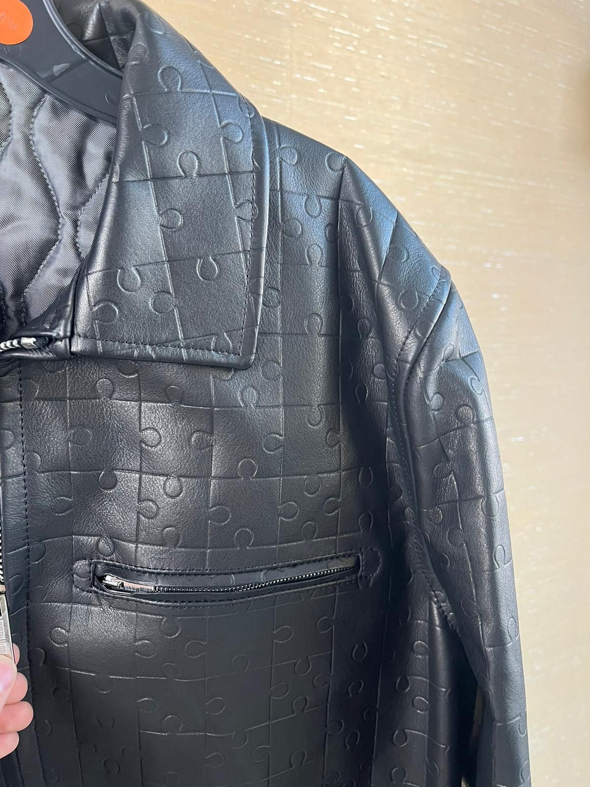 Vetements Puzzle Leather Jacket in Black Size US L / EU 52-54 / 3 - 14 Thumbnail