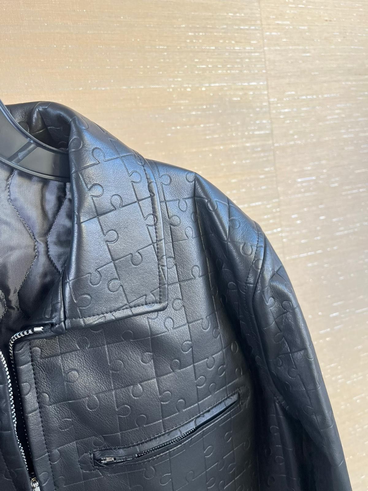 Vetements Puzzle Leather Jacket in Black Size US L / EU 52-54 / 3 - 6 Thumbnail