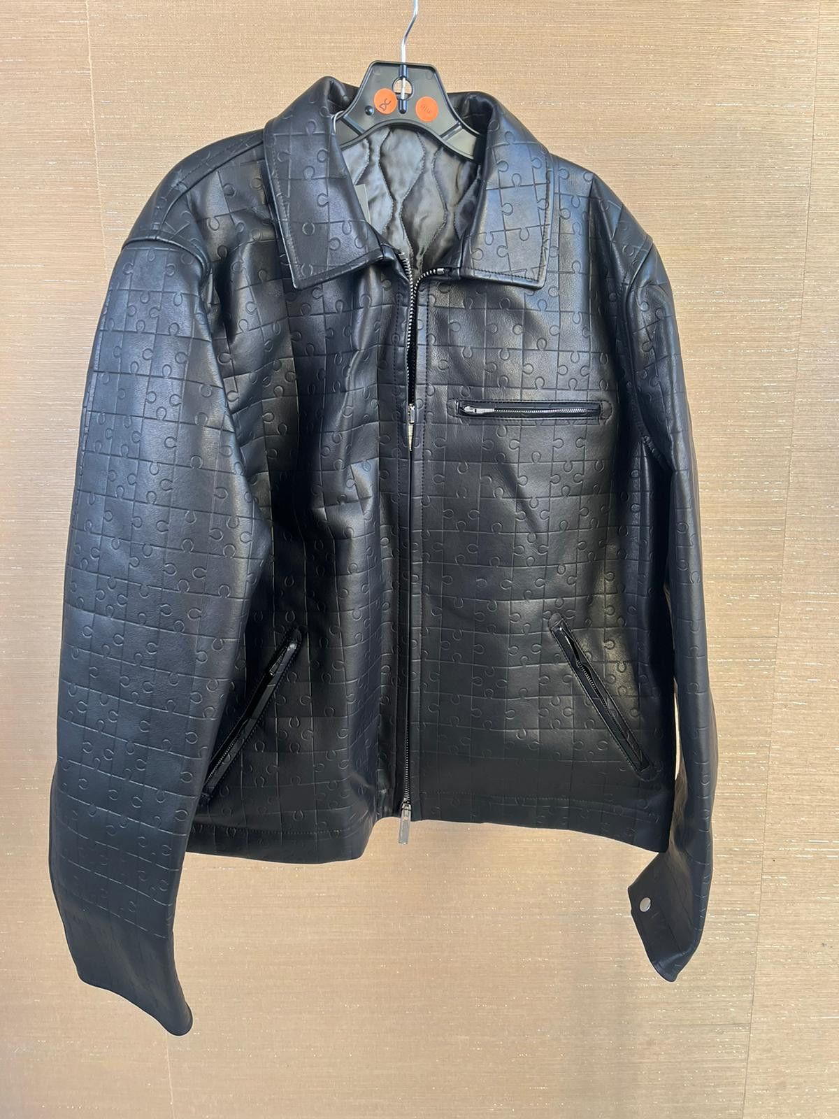 Vetements Puzzle Leather Jacket in Black Size US L / EU 52-54 / 3 - 3 Thumbnail