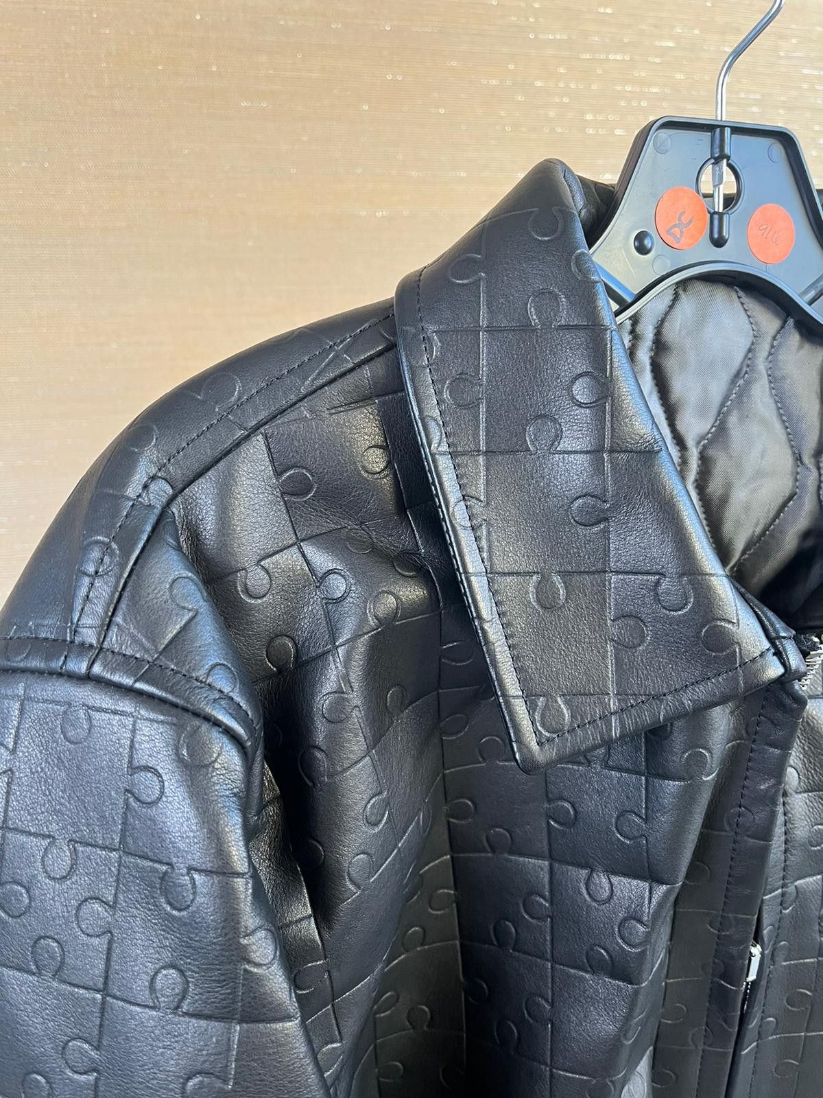 Vetements Puzzle Leather Jacket in Black Size US L / EU 52-54 / 3 - 5 Thumbnail