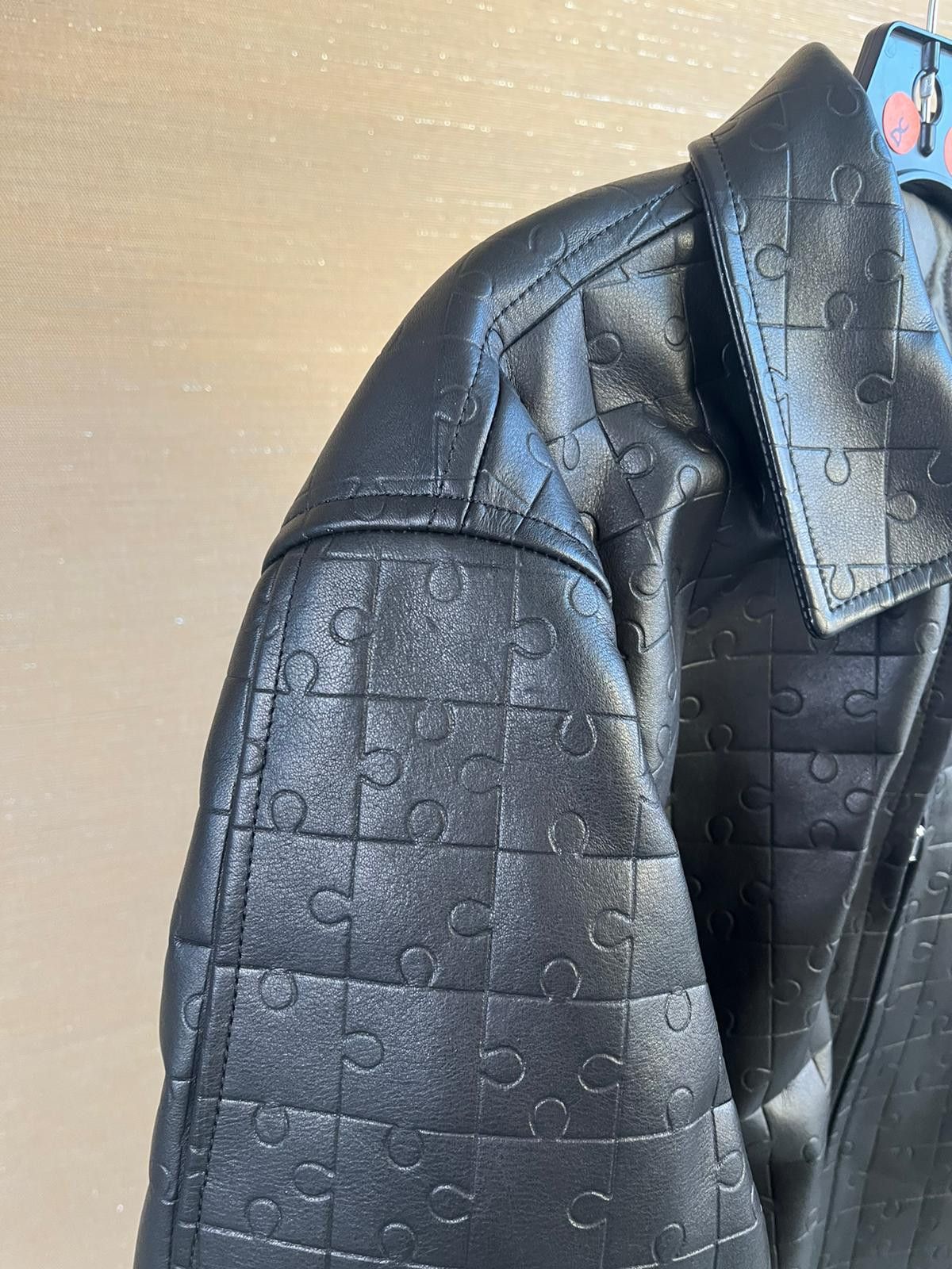 Vetements Puzzle Leather Jacket in Black Size US L / EU 52-54 / 3 - 4 Thumbnail