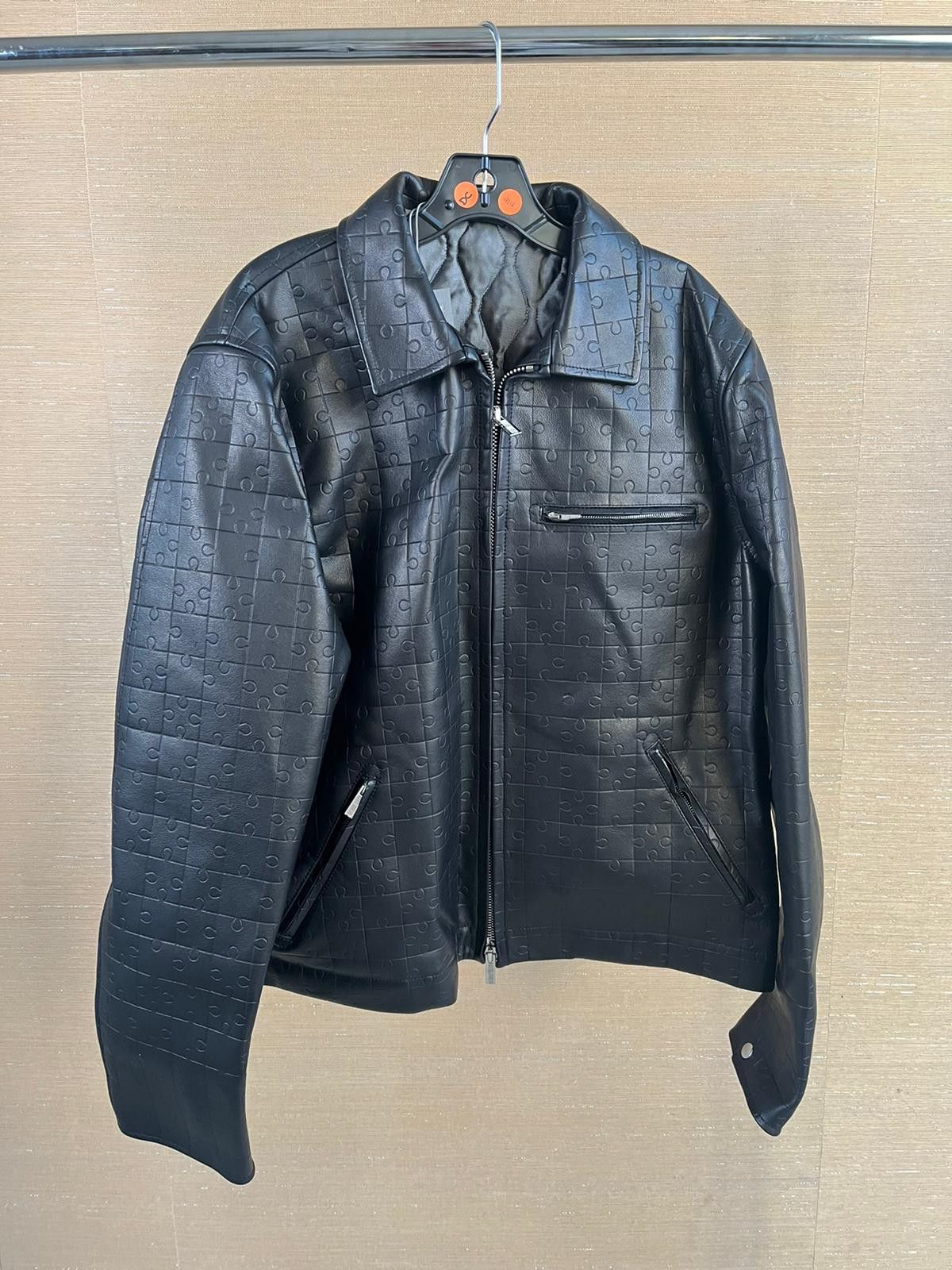 Vetements Puzzle Leather Jacket in Black Size US L / EU 52-54 / 3 - 16 Thumbnail