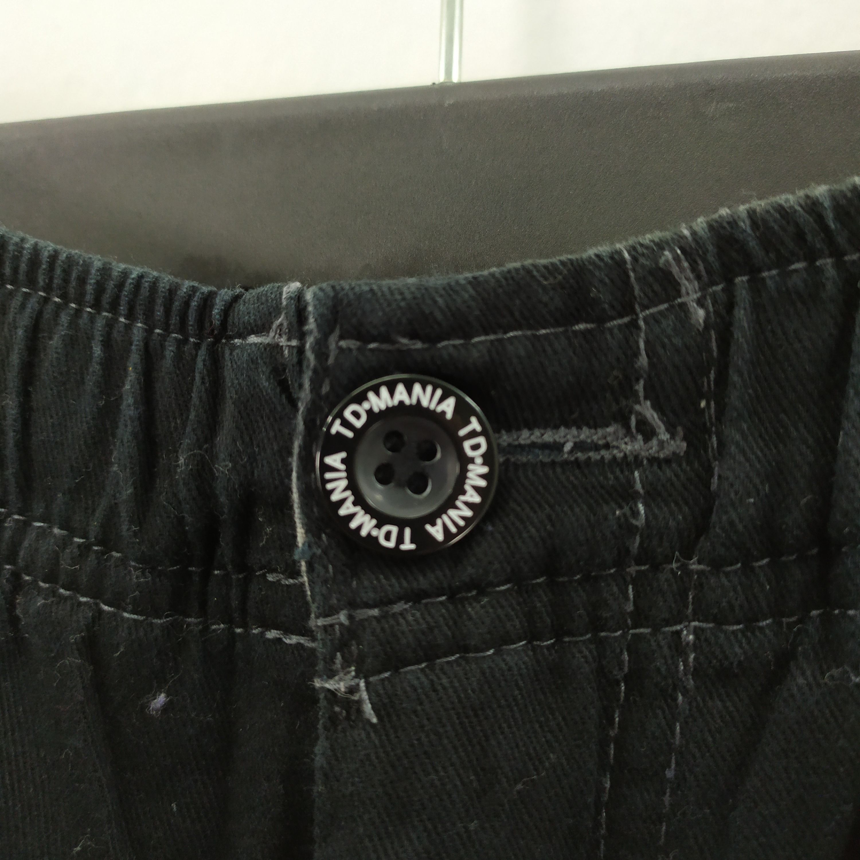 Japanese Brand TD - Mania Black Cargo Pants Multipocket Waist 26 Size US 26 / EU 42 - 7 Thumbnail