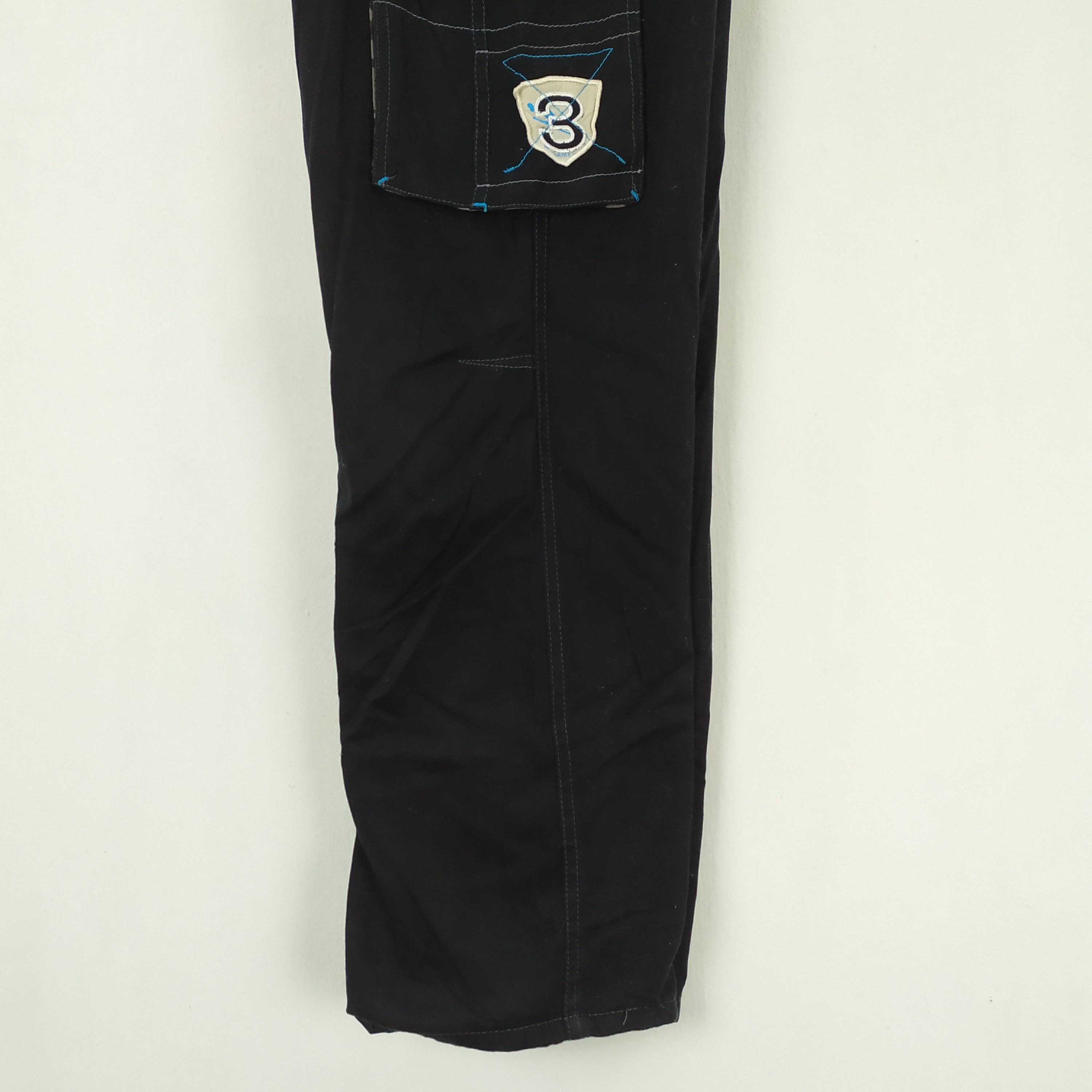 Japanese Brand TD - Mania Black Cargo Pants Multipocket Waist 26 Size US 26 / EU 42 - 2 Thumbnail