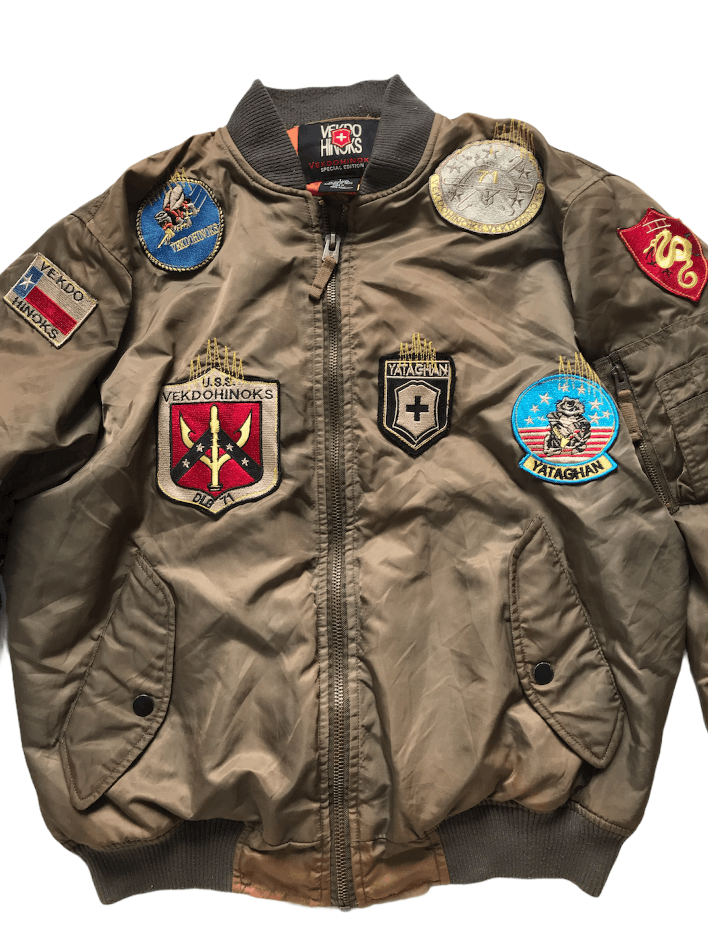 Avirex × Vintage Vintage Japanese Military Vekdo Hinoks Bombers Jacket Size US L / EU 52-54 / 3 - 3 Thumbnail