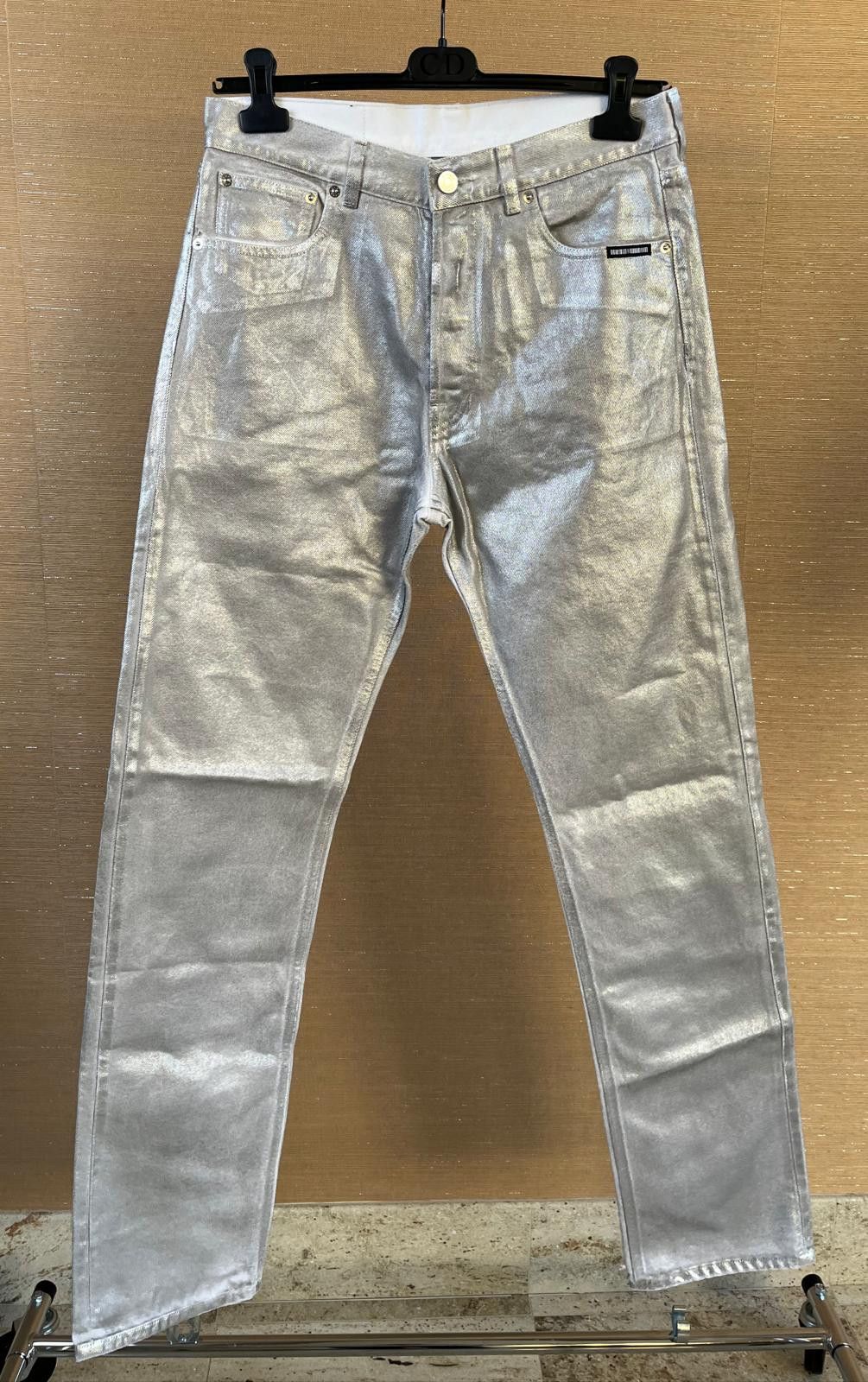 Vetements Metallic Jeans in Metallic Size US 30 / EU 46 - 3 Thumbnail