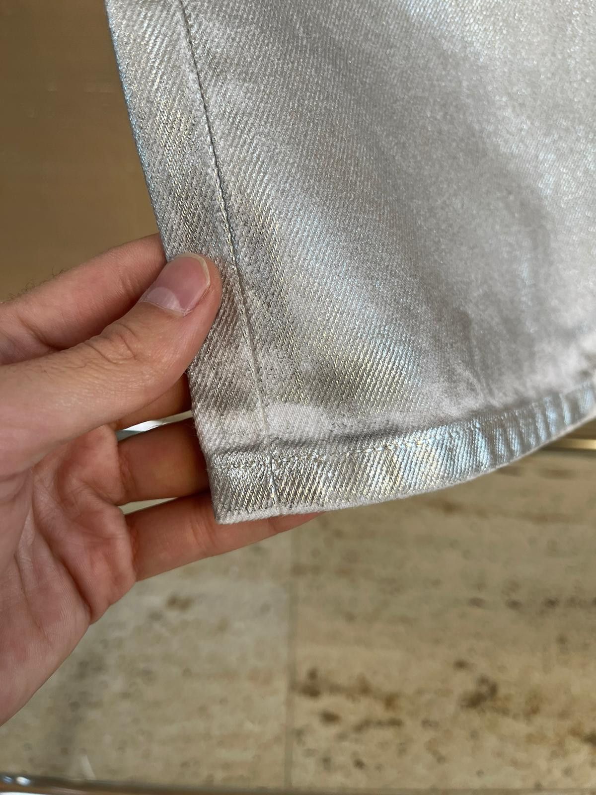 Vetements Metallic Jeans in Metallic Size US 30 / EU 46 - 5 Thumbnail