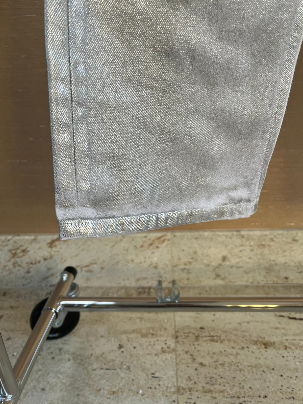 Vetements Metallic Jeans in Metallic Size US 30 / EU 46 - 2 Thumbnail