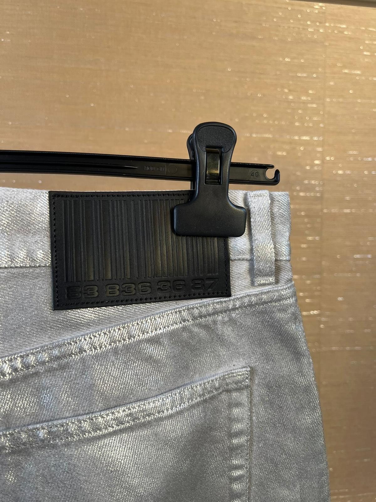 Vetements Metallic Jeans in Metallic Size US 30 / EU 46 - 13 Thumbnail