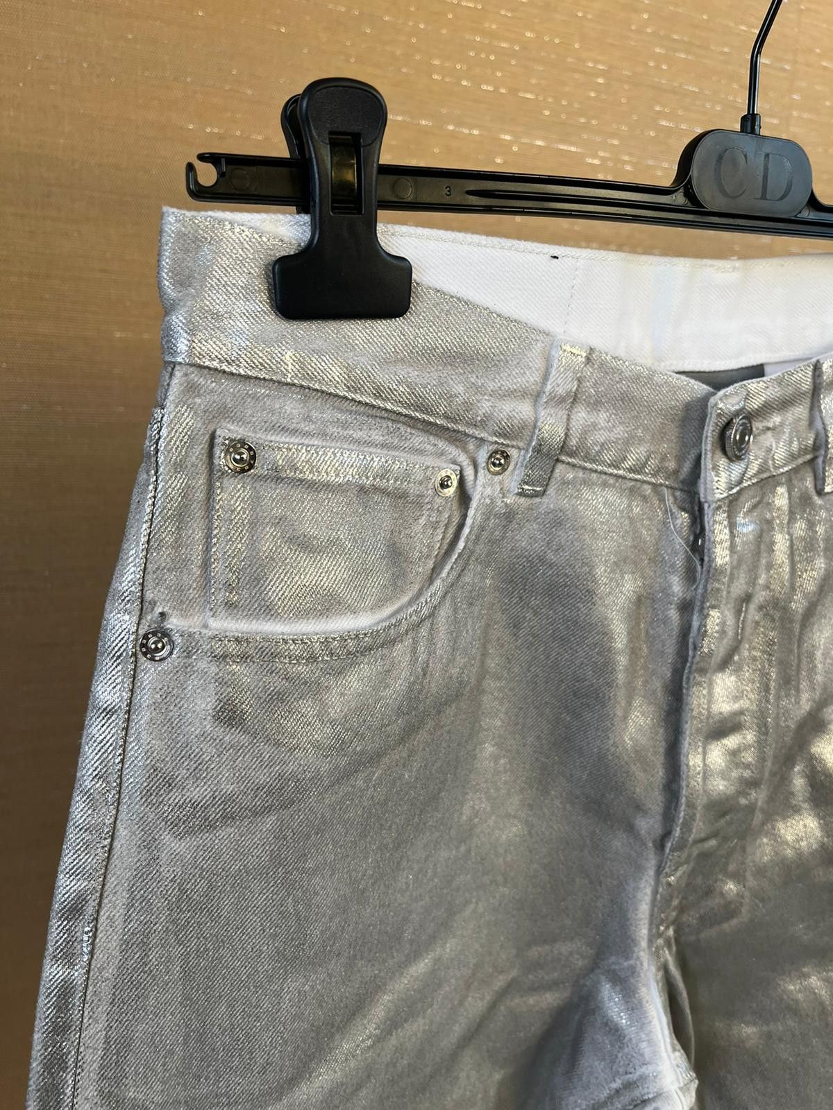 Vetements Metallic Jeans in Metallic Size US 30 / EU 46 - 4 Thumbnail