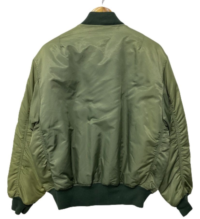 Vintage delete today💥Military Bomber Jacket faded colour designer Size US L / EU 52-54 / 3 - 3 Thumbnail