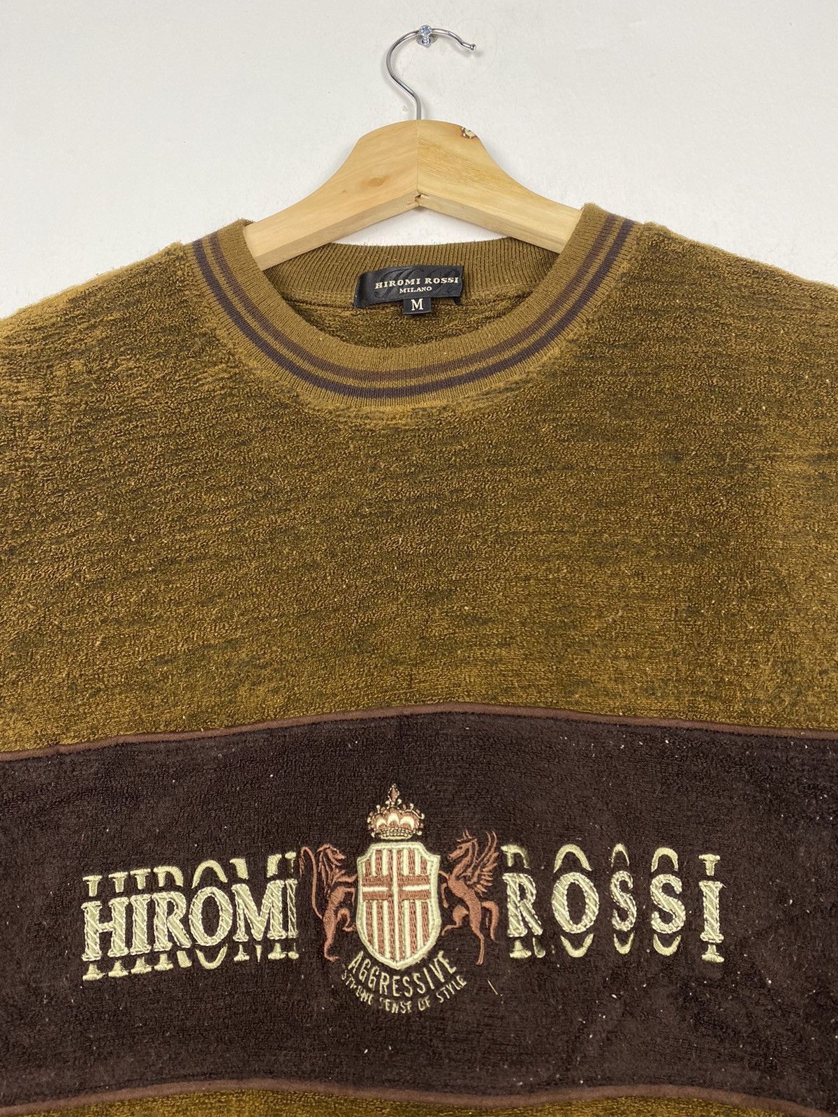 Vintage SHOOT 🔥 Vintage Embroidery Hiromi Rossi Milano Sweatshirt Size US M / EU 48-50 / 2 - 3 Thumbnail