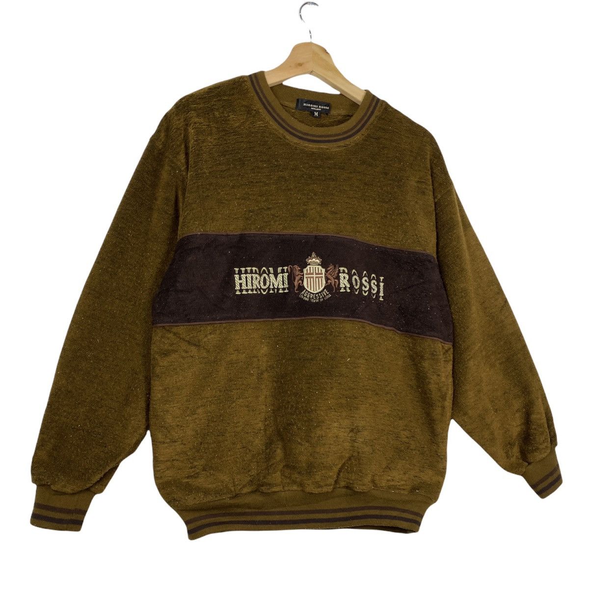 Vintage SHOOT 🔥 Vintage Embroidery Hiromi Rossi Milano Sweatshirt Size US M / EU 48-50 / 2 - 2 Thumbnail