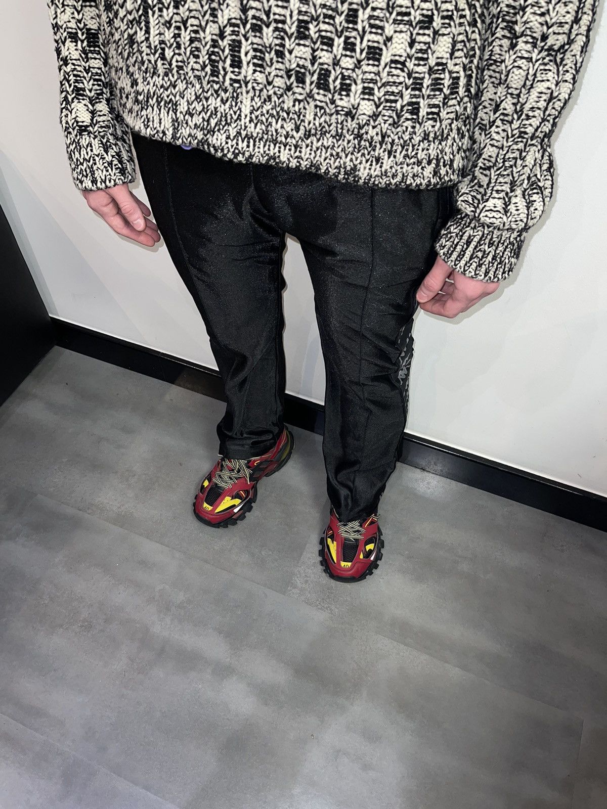 Faith Connexion FW17 Faith Connection x Kappa Lampasas Black Joggers Size US 30 / EU 46 - 6 Thumbnail