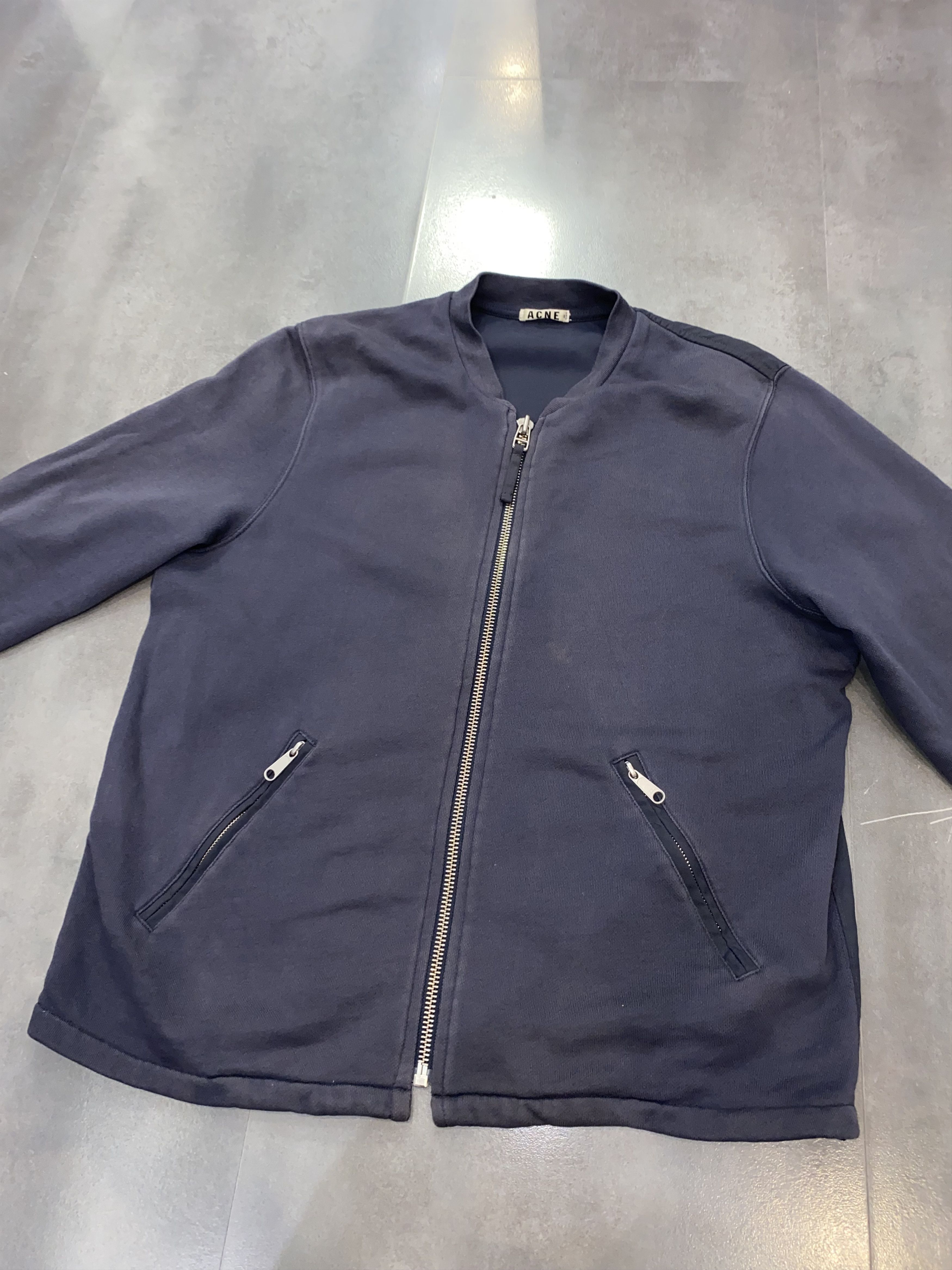 Acne Studios SS13 Acne Studios Denzel Gray Zipped Crewneck Size US L / EU 52-54 / 3 - 10 Thumbnail