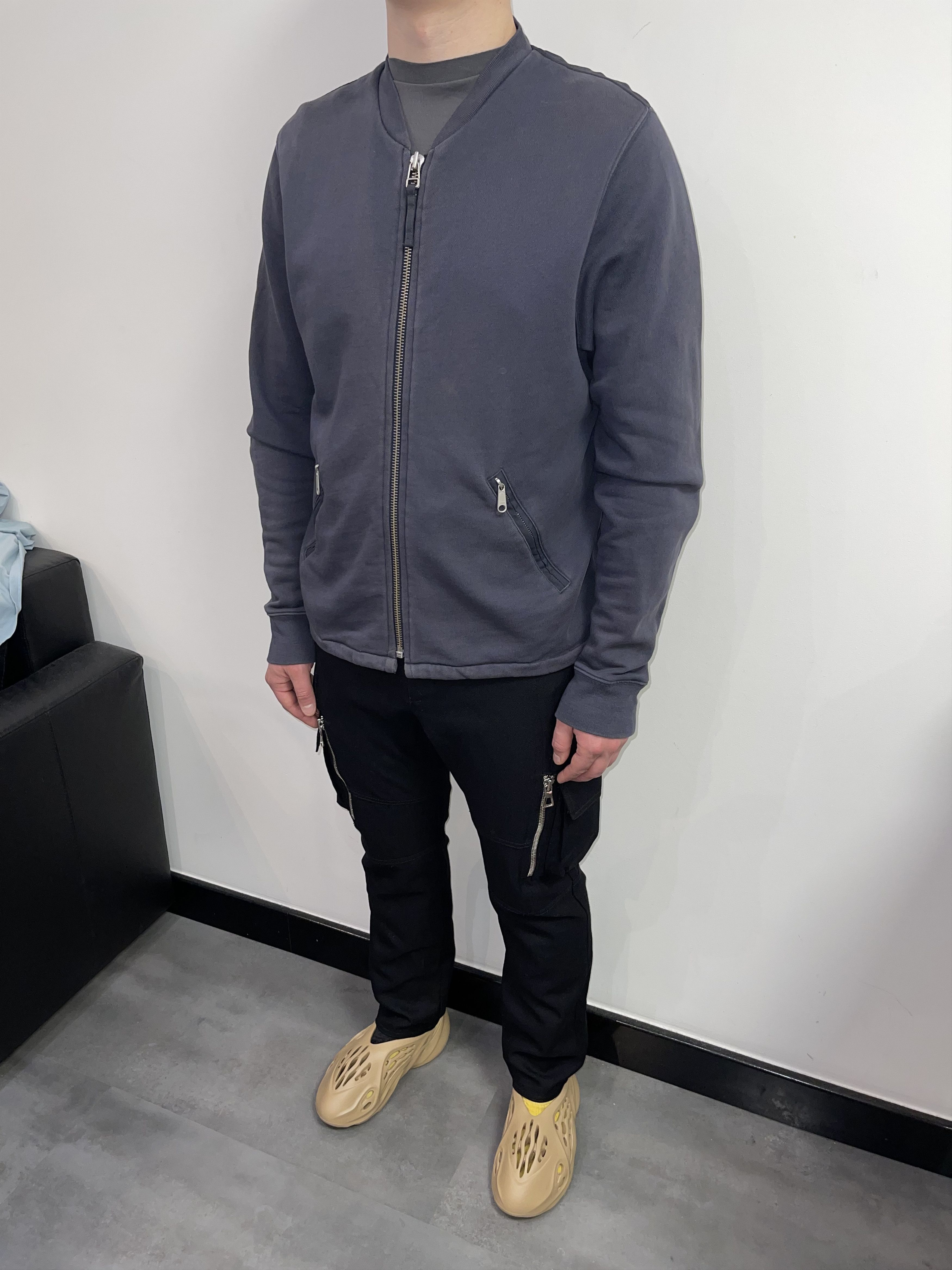 Acne Studios SS13 Acne Studios Denzel Gray Zipped Crewneck Size US L / EU 52-54 / 3 - 8 Thumbnail