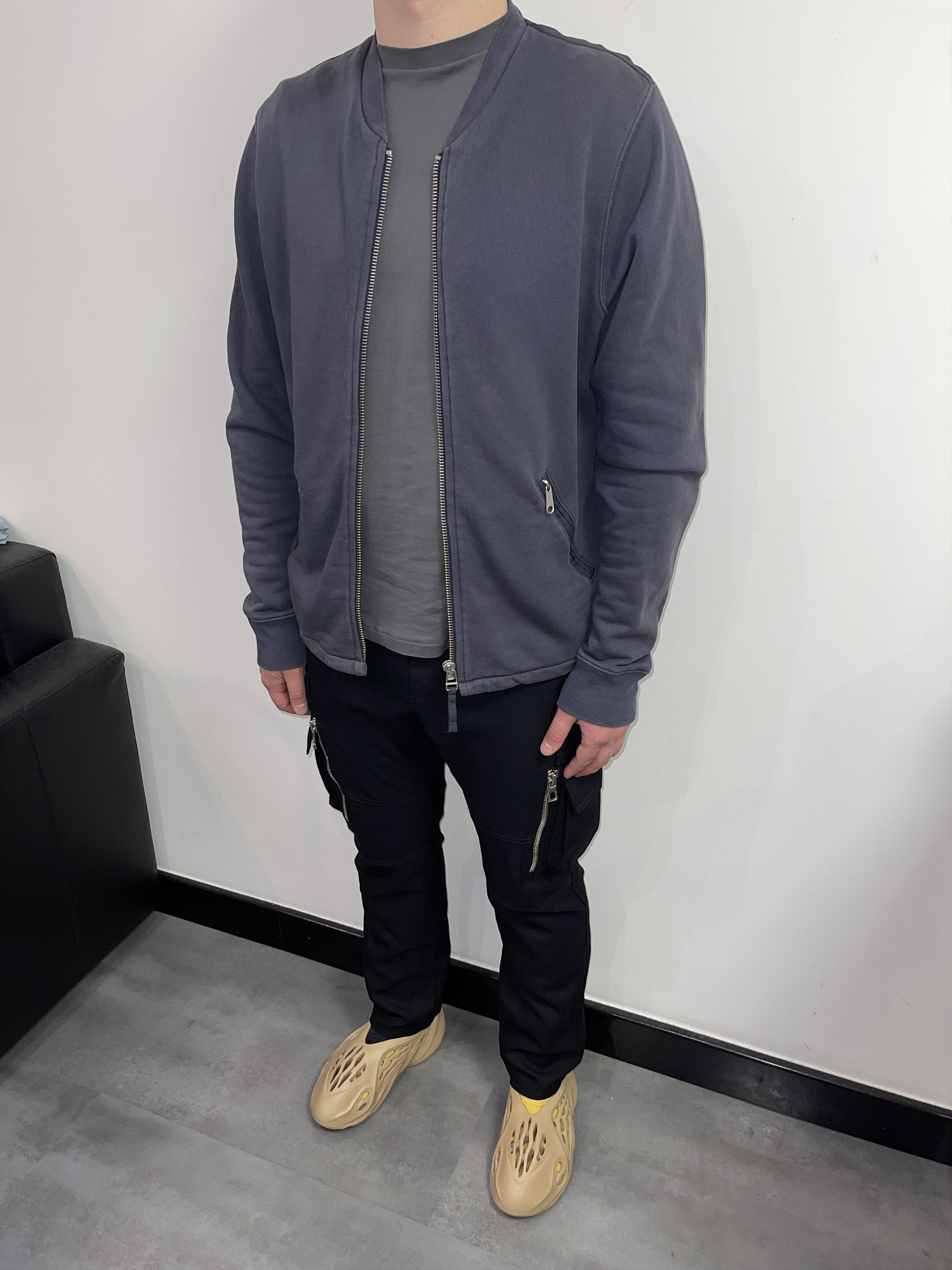 Acne Studios SS13 Acne Studios Denzel Gray Zipped Crewneck Size US L / EU 52-54 / 3 - 7 Thumbnail
