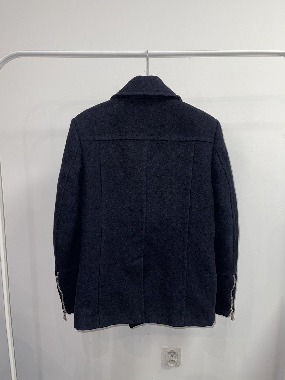 Balmain Balmain Double Breasted Assymetrical Wool Coat Size US M / EU 48-50 / 2 - 4 Thumbnail