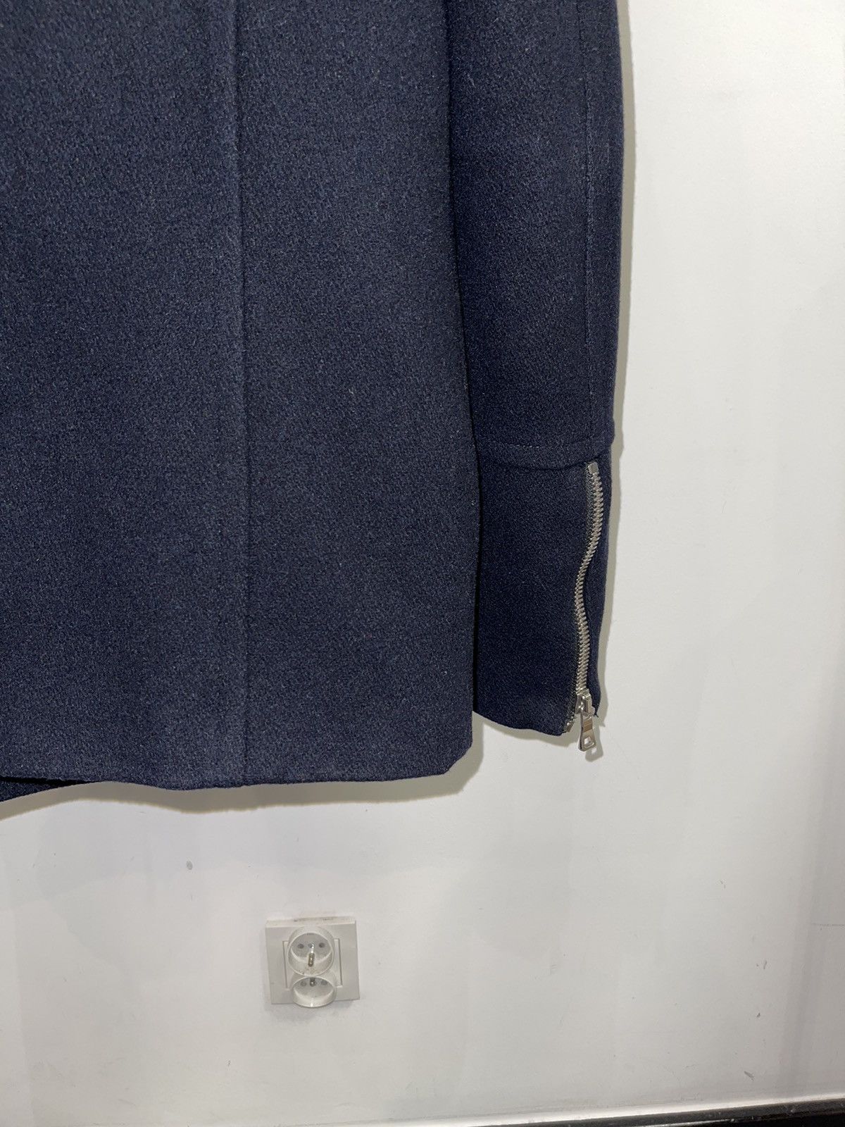 Balmain Balmain Double Breasted Assymetrical Wool Coat Size US M / EU 48-50 / 2 - 6 Thumbnail