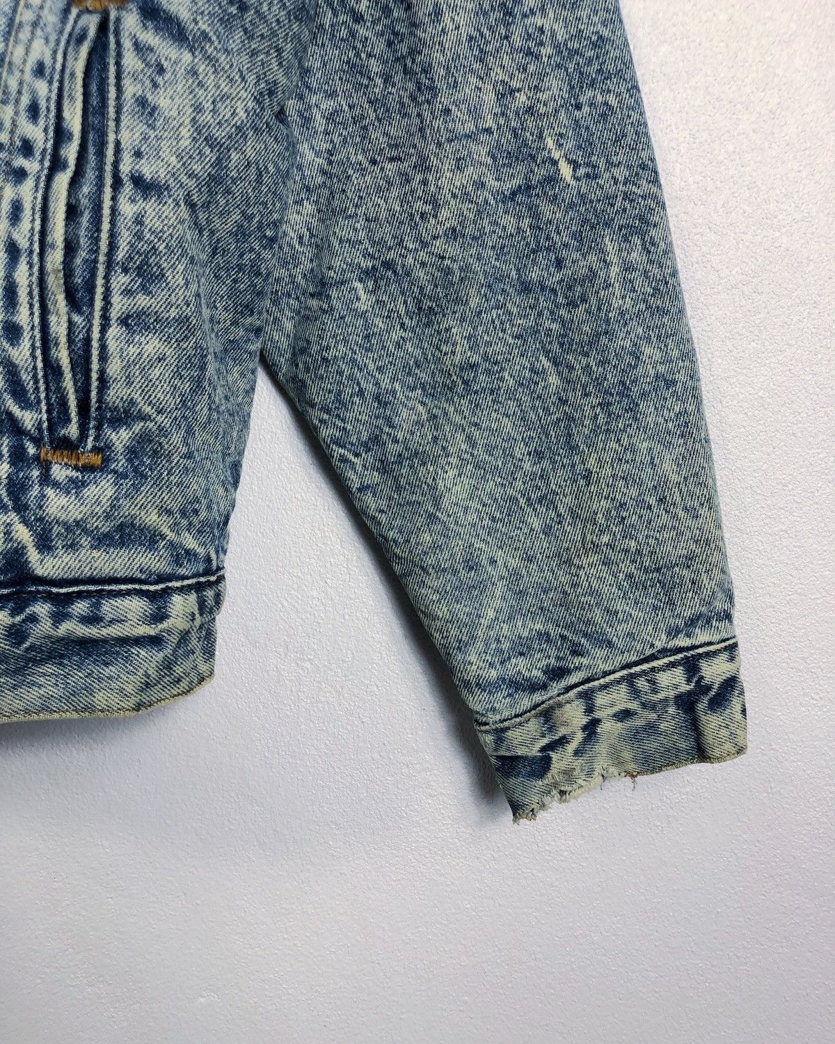 Levi's Rare Vintage 80s Levi’s Sherpa Lined Faux Fur Denim Jacket Size US S / EU 44-46 / 1 - 7 Thumbnail