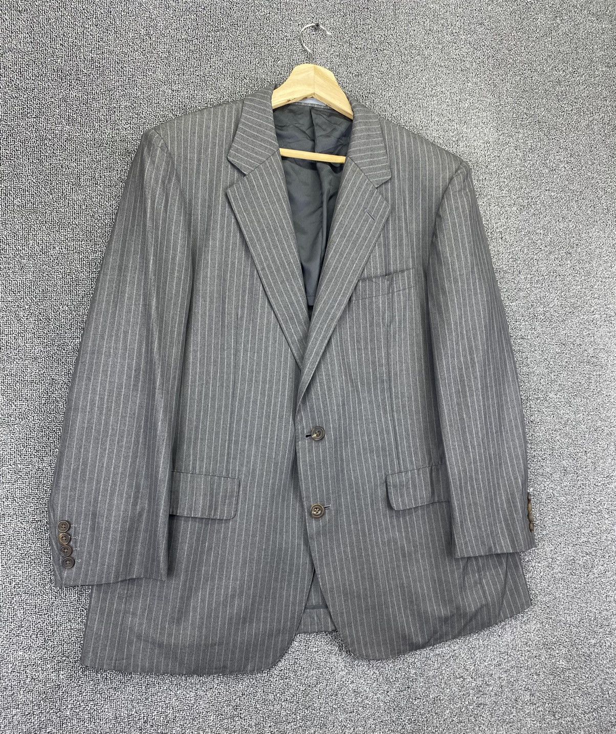 Burberry Vintage Burberry Wool Coats Blazers Jacket Size US M / EU 48-50 / 2 - 2 Thumbnail