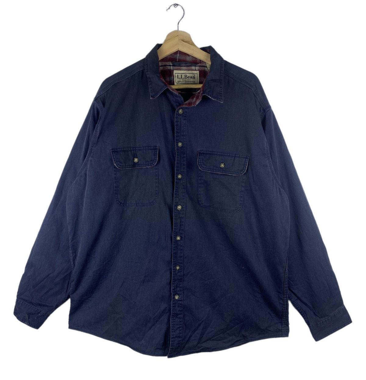 Flannel Vintage L.L Bean Saiz XL Button Up Shirts Flannel Jacket Size US XL / EU 56 / 4 - 1 Thumbnail
