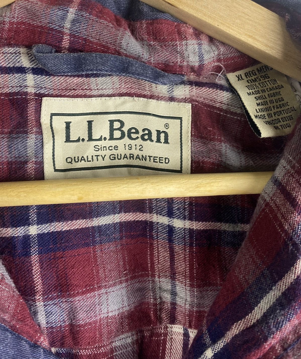Flannel Vintage L.L Bean Saiz XL Button Up Shirts Flannel Jacket Size US XL / EU 56 / 4 - 4 Thumbnail