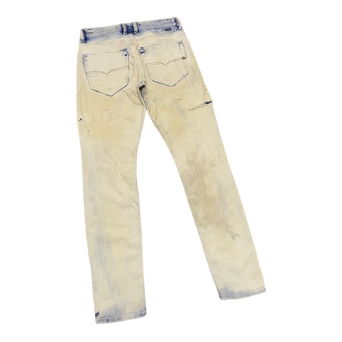 Diesel RARE🔥DIESEL DNA S/S 2016 SLIM-CARROT DISTRESSED PUNK JEANS Size US 29 - 4 Thumbnail