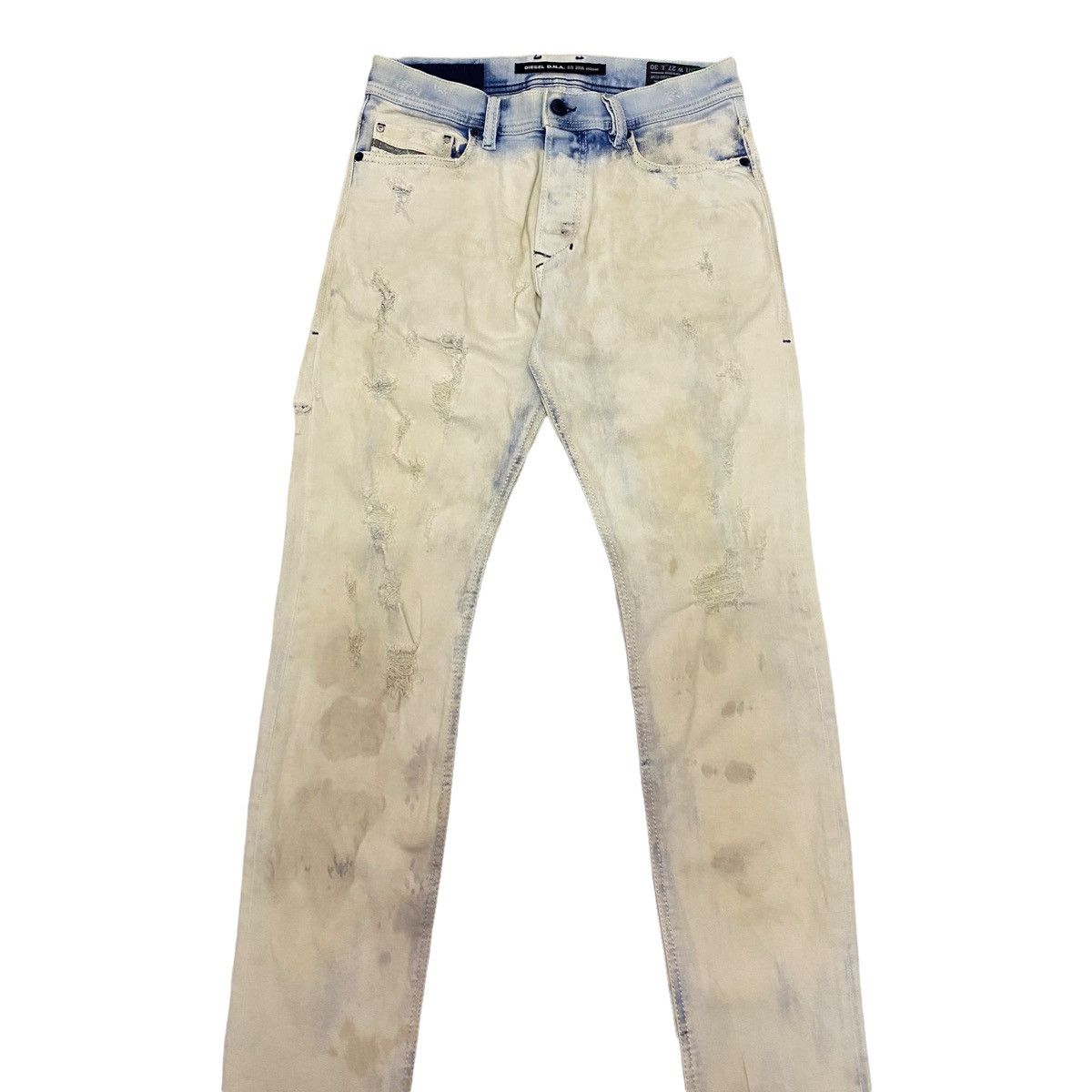 Diesel RARE🔥DIESEL DNA S/S 2016 SLIM-CARROT DISTRESSED PUNK JEANS Size US 29 - 7 Thumbnail